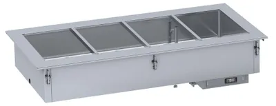 Image de Bain-Marie Drop-In Remplissage d'Eau Automatique - 2 à 5 x GN 1/1 - Combisteel