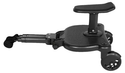 Obrázok produktu pre Doska do kočíka, odnímateľné sedadlo, nosnosť do 25 kg, čierna