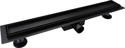 Immagine prodotto di Scarico lineare per doccia a pavimento in acciaio inox, nero, 120 cm