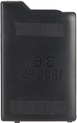 Productafbeelding van Oplaadbare Batterij - Lithium Ion Batterij - Gaming Console - Hoge Capaciteit - 1800mAh 3.6V - Zwart