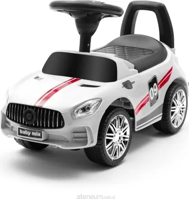 Zdjęcie produktu dla Jeździk dziecięcy z dźwiękiem Racer biały