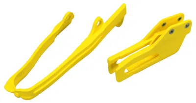 Produktbild von Kettenführung und Kettenschleifer UFO PLAST für Suzuki RM-Z 250 / 450 ccm Bj. 2007 - 2018, Farbe:hellgelb OEM 01-26