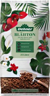 Produktbild von Dehner Blähton, 25 l, Körnung 8/16 mm
