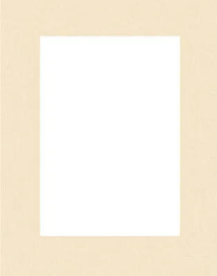 Produktbild von HNFD Passepartout 50 x 50 cm, 40 x 40 cm, Castilian Ivory
