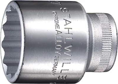 Produktbild von Steckschlüsseleinsatz 50 1/2 Zoll 12-kant SW 22mm L.42mm STAHLWILLE