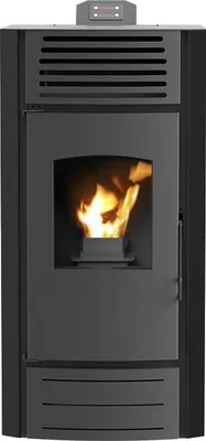 Obrázek produktu pro Peletová kamna Enya Air A+ – 8/10/12 kW, s cirkulací vzduchu, účinnost >93 %, různé barvy – černá / 8 kW