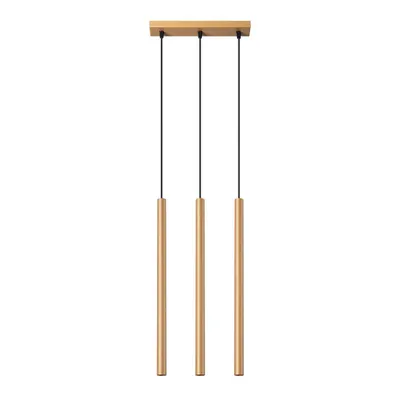 Image de Lampe suspendue PASTELO 3L or 3xG9 8W acier 115x5x30cm Sollux Lighting