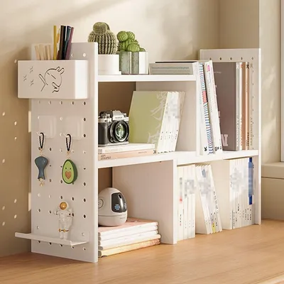 Image de Étagère de bureau réglable en longueur pour l'organisation