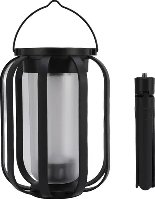 Zdjęcie produktu dla Latarnia słoneczna odporna na deszcz Wisząca lampa zasilana energią słoneczną ze statywem na podwórko Pokład Podwórko Ogród Ścieżka