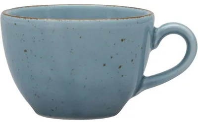 Produktbild von 12x Obertasse, Serie Aida, türkis, braun gesprenkelt, 180 ml, 12 Stück