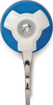 Produktbild von MAUL Magnet rund 1 Stück 18 kg Kunststoff Stahl Metall Ferrit mit haken verzinkt 11.3 x 5.8 x 3.7 cm blau