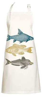 Produktbild von Frohstoff Schürze Fischtrio Multicolor