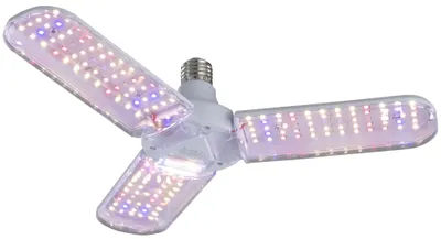 Obrázek produktu pro 36W LED žárovka pro růst rezlin E27 s plným spektrem 380-800 nm, 180 LED, nahrazuje 150W