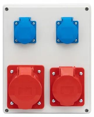 Zdjęcie produktu dla Rozdzielnica R-240 16A 5p 32A 5p 2x230V