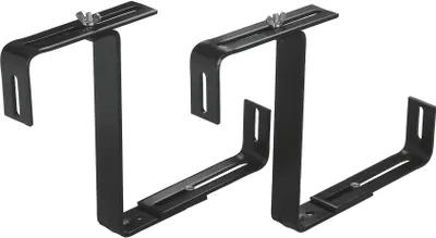 Produktbild von orthex Blumenkasten-Halter schwarz max. Tragkraft: 30 kg 2 Stück