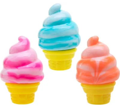 Produktbild von 3 Stück Ice Cream Squishy Spielzeug Quetschspielzeug Anti Stress Knautschspielzeug Eiscreme Stressabbau Spielzeug für Kinder Erwachsene