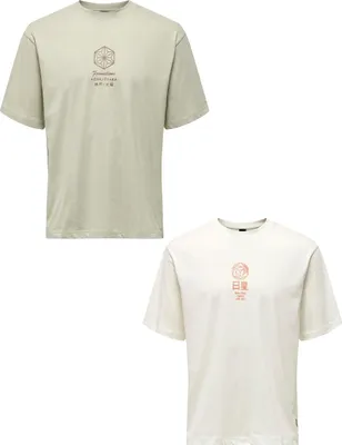 Produktbild von T-Shirt 2er-Set Rundhals Kurzarm |