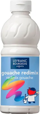 Produktbild von LEFRANC BOURGEOIS Gouache Liquide Redimix Temperafarbe weiß 500,0 ml