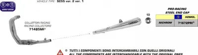 Produktbild von Arrow Racing Auspuffkrümmer Krümmer kompatibel mit Honda CB 1100 EX RS