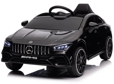 Produktbild von Mercedes CLA45 AMG - Kinder Elektroauto - 12V - mit Fernbedienung - Schwarz