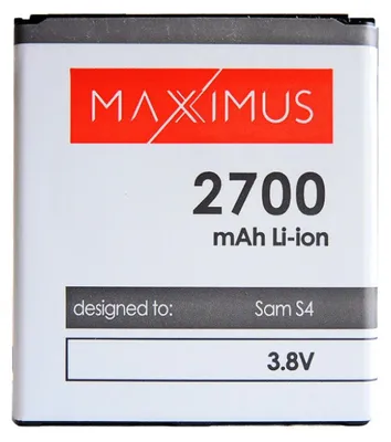 Zdjęcie produktu dla Bateria Maxximus Do Samsunga I9500 S4 2700Mah