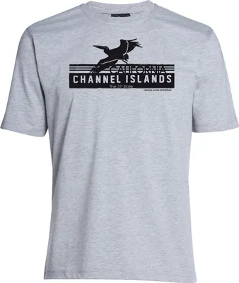 Produktbild von Übergrößen T-Shirt Channel Island schwarz AHORN SPORTSWEAR grey melange 3XL