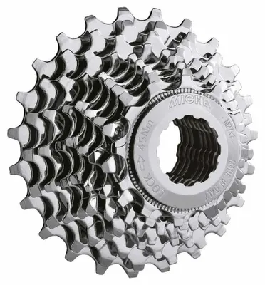 Image de Miche Primato 9 vitesses, cassette Campagnolo, argentée, 9 vitesses / 12-19-21 dents, argentée, 9 vitesses