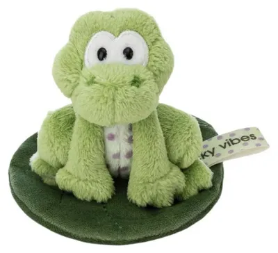 Produktbild von Nici Fridolin Frosch Blatt Teddybär 7 Cm Grün  Kinder Grün One Size
