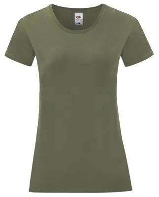 Produktbild von Fruit of the Loom Ladies Iconic 150 T-Shirt Farbe: oliv Größe: XL