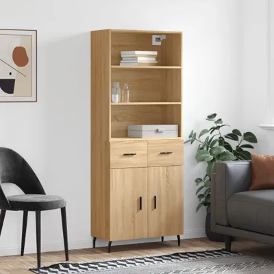 Zdjęcie produktu dla vidaXL Deska wysoka dąb sonoma 69,5x34x180 cm Materiał drewnopochodny