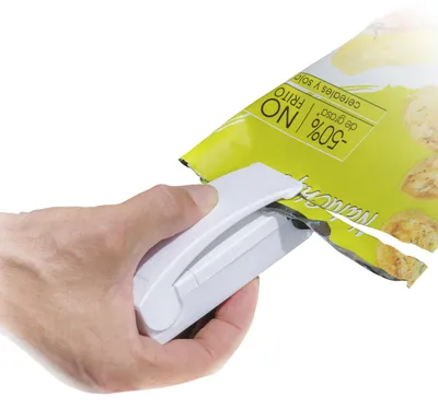 Produktbild von InnovaGoods - Elektrischer Beutelverschließer mit Kühlschrankmagnet, Verlängert