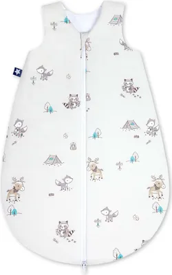 Produktbild von Julius Zöllner Jersey Sommerschlafsack 56 cm Fuchs & Elch
