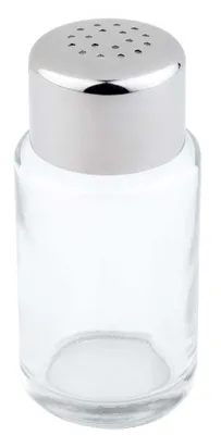 Productafbeelding van APS 40439: Zout- en peperstrooier, glas/roestvrij staal, 18 gaatjes
