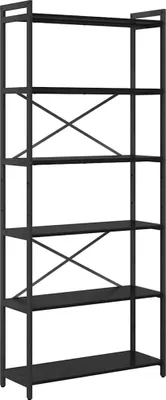 Image de Étagère Chêne noir 80 x 30 x 189,5 cm Bois d'ingénierie