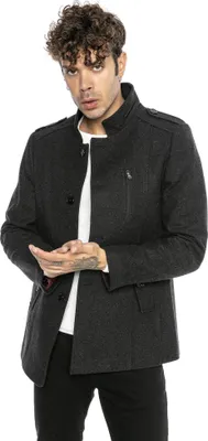 Produktbild von Red Bridge Herren Trenchcoat Mantel Jacke mit Stehkragen Slim-Fit Designedly