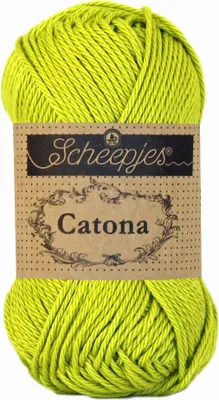 Produktbild von Scheepjes Catona 50g (245) - Green Yellow