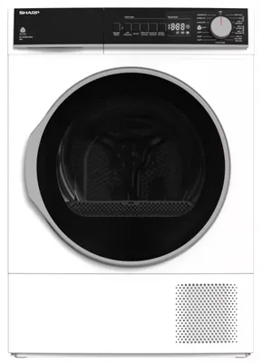 Image de Sèche-linge pompe à chaleur 60cm 8kg - Sharp - KDNHB8S7GWD -