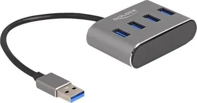 Obrázek produktu pro DELOCK 4 Port USB 5 Gbps Hub mit USB Typ-A Anschluss - USB