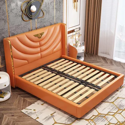 Produktbild von Holz Design Bett Doppel Luxus Ehe Modernes Hotel Gestell Schlaf Zimmer Betten