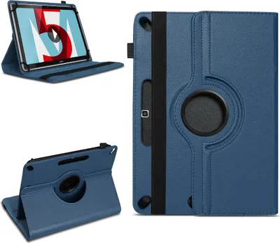 Produktbild von Tablet Tasche Huawei MediaPad T5 10.1 Hülle Schutzhülle Case Cover 360° DrehbarFarben:Blau