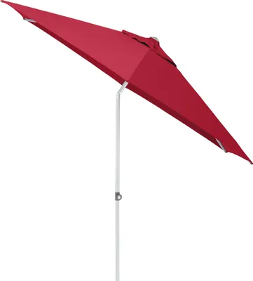 Produktbild von KETTLER Easy Push Schirm Ø 300 cm, UPF 50+, silber/ rot, Aluminium/Polyester mit PolyurethanBeschichtung
