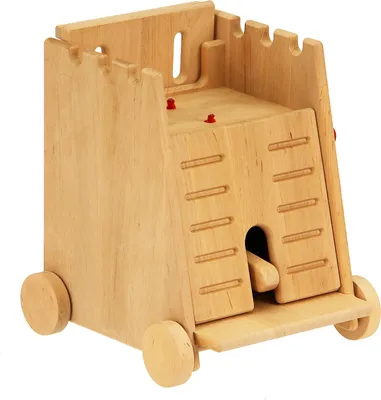 Immagine prodotto di Grande torre d'assedio per castello cavalieri in solido legno 931-1001