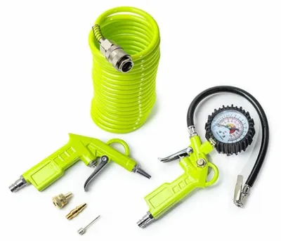 Image de Kit de soufflage et de pompage, 6 éléments.