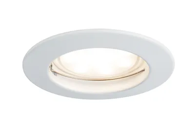 Produktbild von Paulmann LED Einbauleuchte Set starr Weiß matt IP44 7W LED Modul Coin 2700K warmweiß