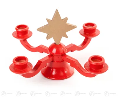 Produktbild von Spielzeug Mini-Leuchter mit Stern  Höhe ca 3,5 cm NEU