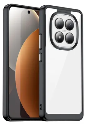Immagine prodotto di Custodia antiurto per Xiaomi Redmi Note 15 Pro 4G, realizzata in TPU e acrilico, di colore nero