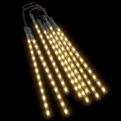 Produktbild von vidaXL LED Meteor-Lichter 8 Stk. 30 cm Warmweiß 192 LEDs