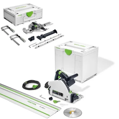 Produktbild von Festool Tauchsäge TS 55 FEBQ Plus FS 577010 Führungsschiene Zubehör-Set FS/2-Set