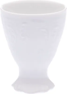 Zdjęcie produktu dla Thun 1794 Filiżanka do jajka na stopce, czeska porcelana, Bernadotte, biała, Thun
