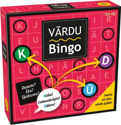 Produktbild von Taktik-Brettspiel-Wort-Bingo (in lettischer Sprache)